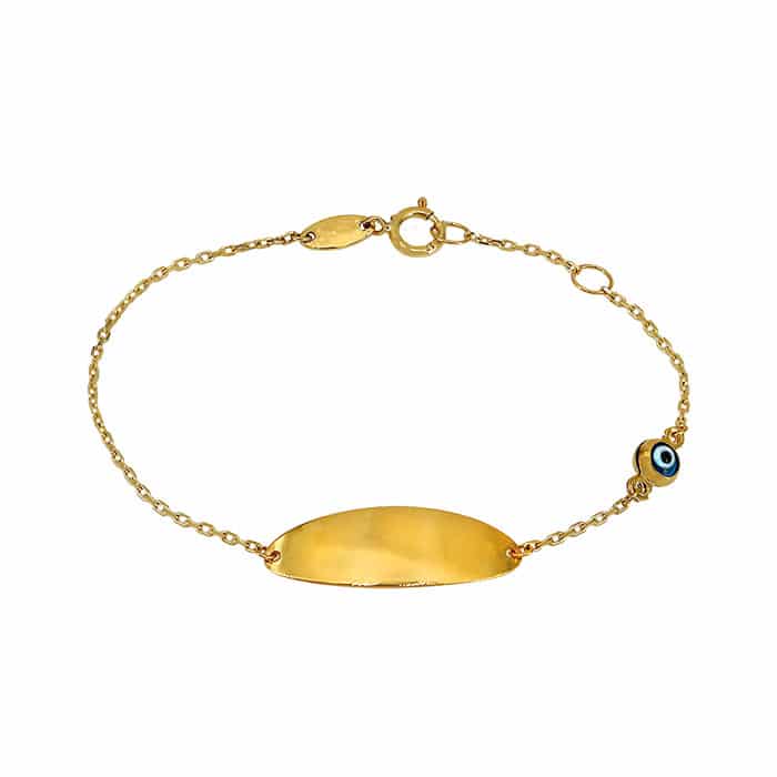 4mm Evil Eye Baby Bracelet