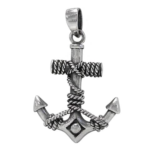 Rope Anchor Pendant, 28x25mm