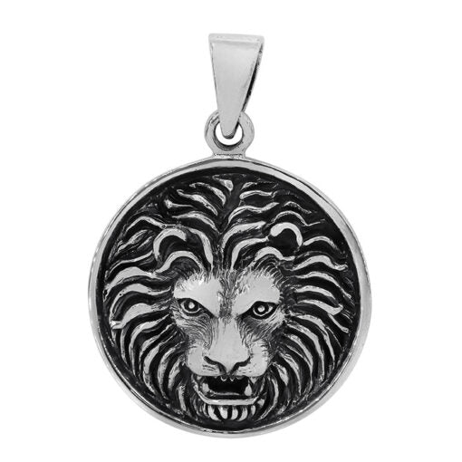 Round Lion Head Pendant - CHPL5220_1