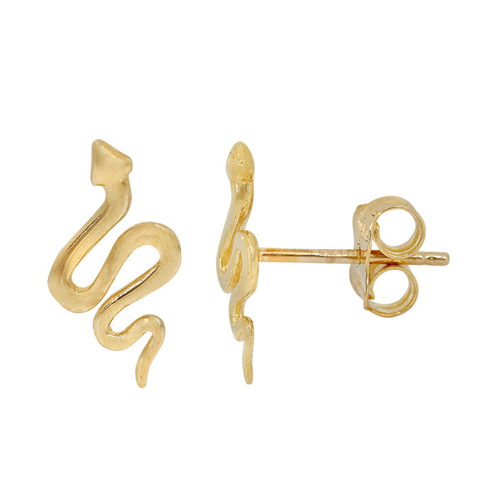 7x13mm Snake Stud Earrings