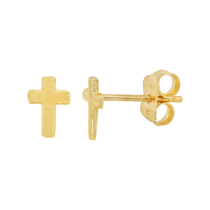 5x7mm Cross Stud Earrings