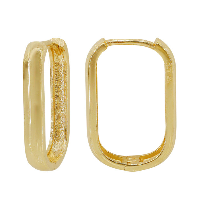Rectangular Hoop Earrings