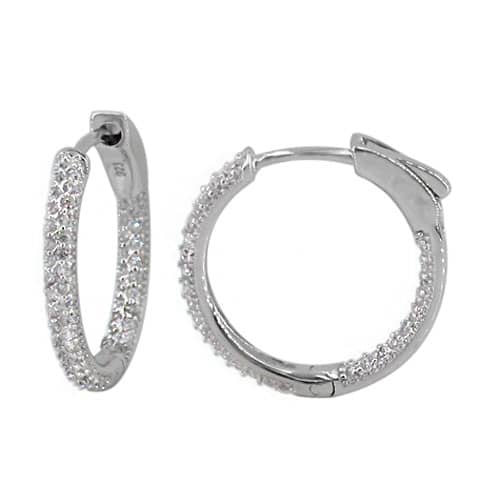Cubic Zirconia Hoops