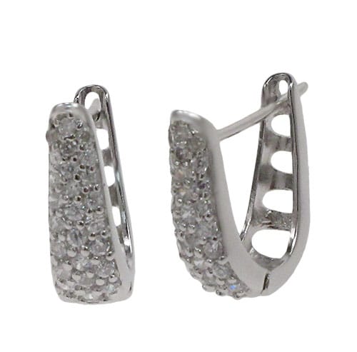 Cubic Zirconia Hoops