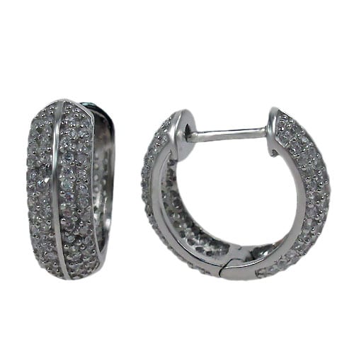 Cubic Zirconia Hoops