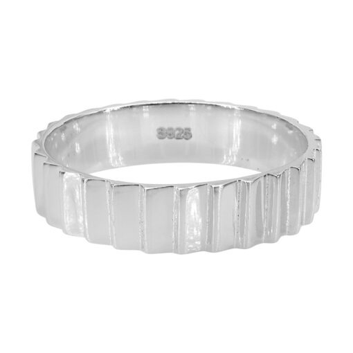 Ribbed Band Ring - MN1186 RH