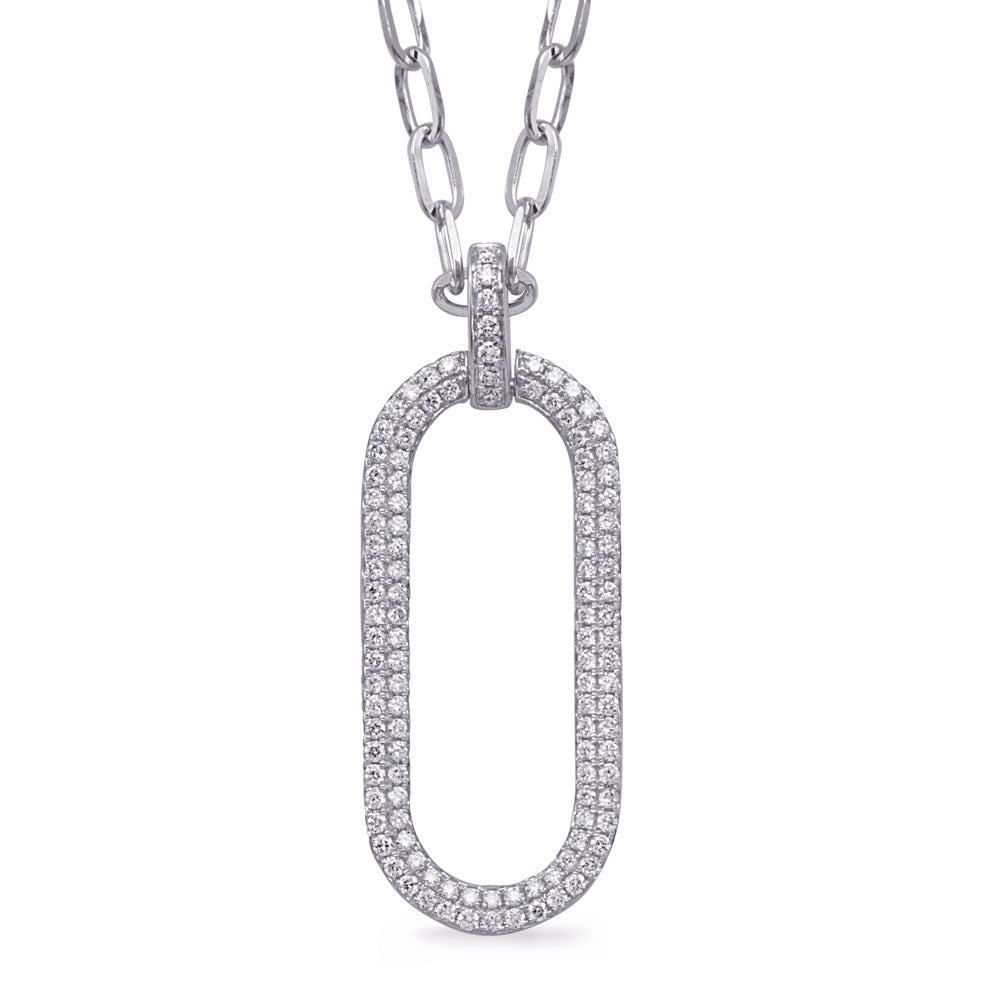 White Gold Diamond Necklace