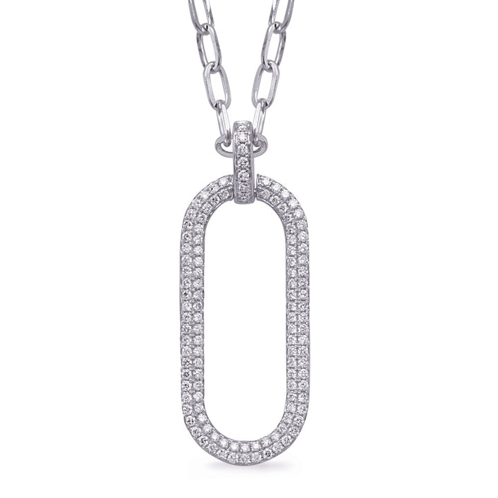 White Gold Diamond Necklace