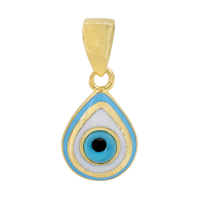 Evil Eye Teardrop Pendant